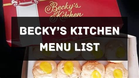 becky's kitchen price list 2024|Becky's Kitchen Menu Prices Philippines 2024 [Updated] — All .